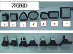 PUSH BUTTON WITH SWITCH #750 Series
