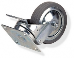4" WHEEL WITH STOPPER