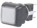 PUSH BUTTON WITH SWITCH AND LAMP 27x27MM (VLT - CLIPER TYPE)